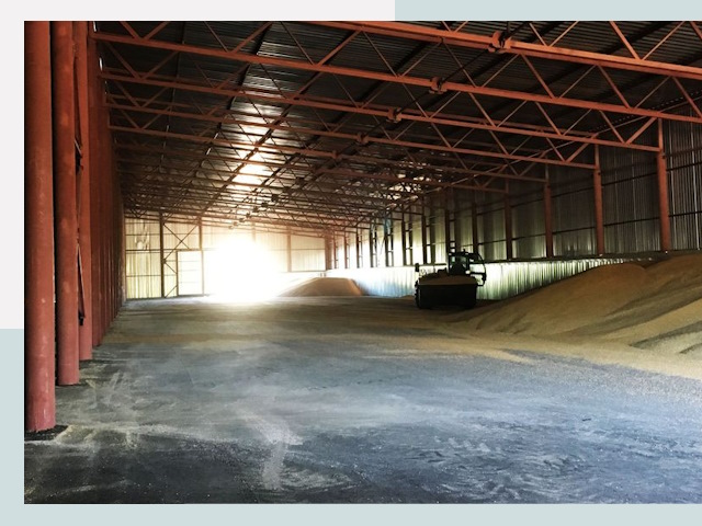 Строительство зернохранилищ в Ржеве