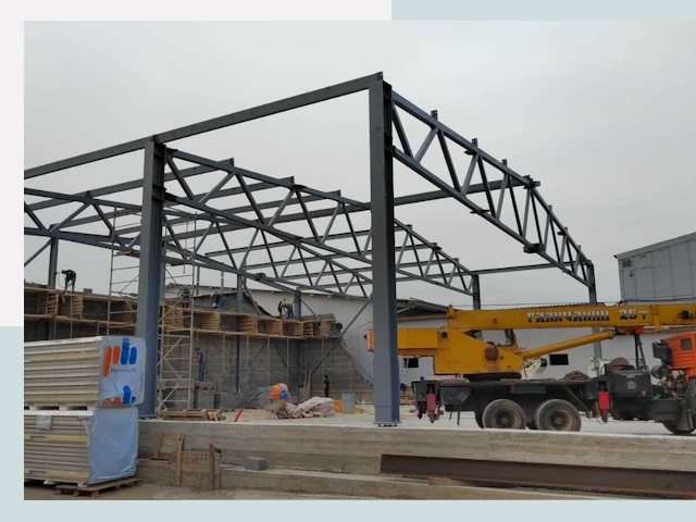 Строительство цехов в Ржеве