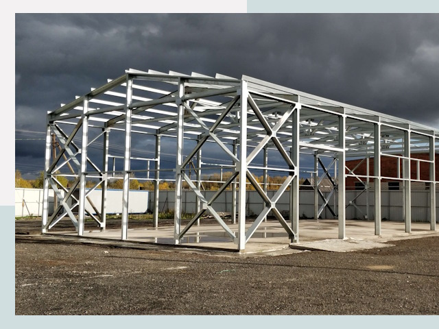 Двускатные ангары в Ржев от 617 руб. за квадрат