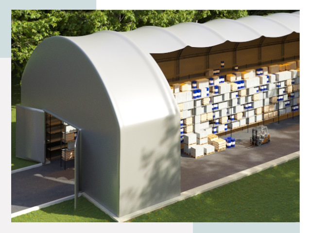 Тентовые ангары в Ржеве