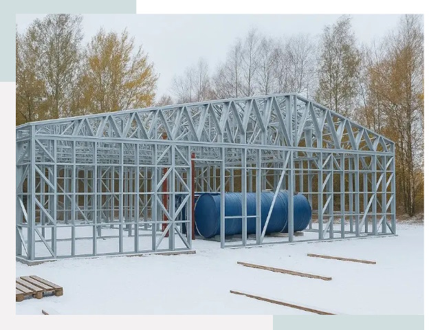 Металлические ангары в Ржеве