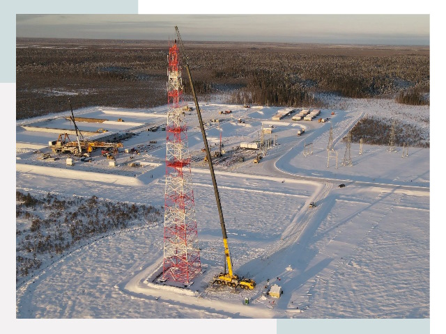 Мачты связи в Ржеве