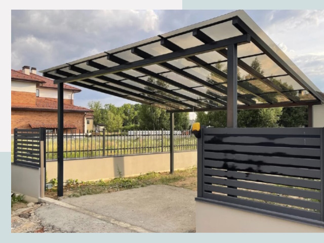 Металлические навесы в Ржев от 617 руб. за м²