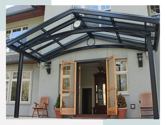 Козырьки металлические в Ржеве