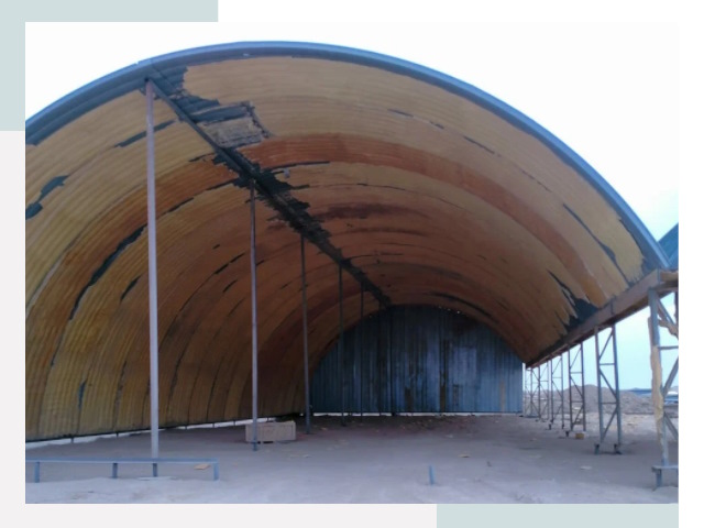 Реконструкция ангаров в Ржеве