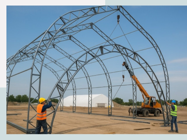 Монтаж ангаров в Ржеве от 617 руб. - Надежно и быстро