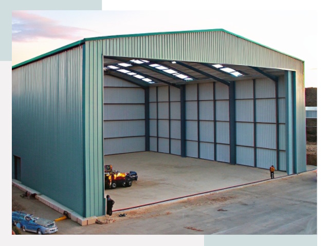 Строительство ангаров в Ржеве