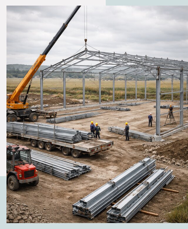 Строительство ангаров для сельхозтехники в Ржеве под ключ