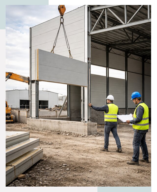 Склад из сэндвич панелей под ключ в Ржеве от 9765 р. | СтальСтрой-Ржв