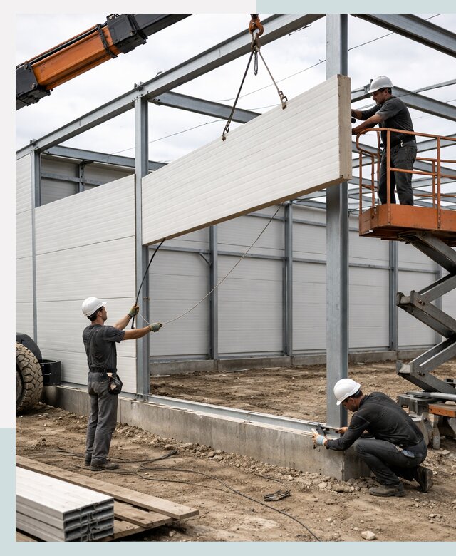 Строительство складов из сэндвич панелей в Ржеве под ключ