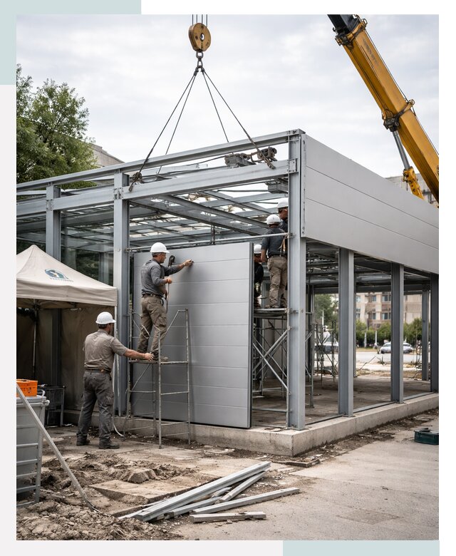СтальСтрой-Ржв: торговый павильон под ключ в Ржеве от 35977 р.