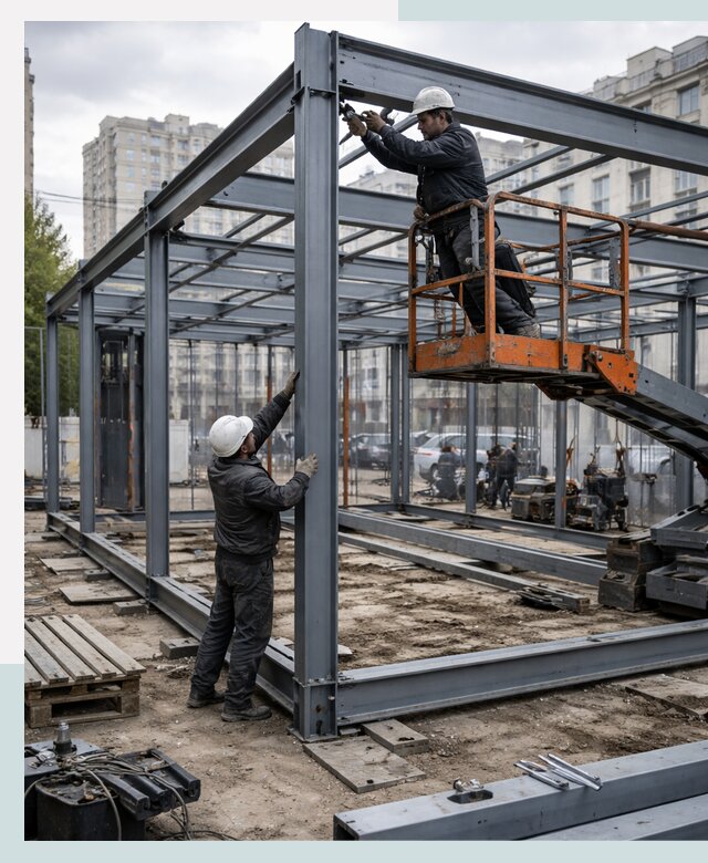 Строительство и монтаж торговых павильонов под ключ в Ржеве