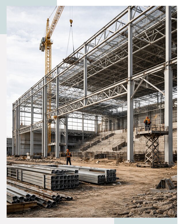 Строительство спортивных комплексов в Ржеве от 30837 р. | СтальСтрой-Ржв